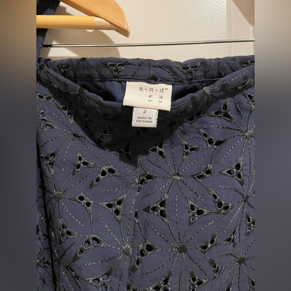 Blue Embroidered Set - Picture 3 of 5